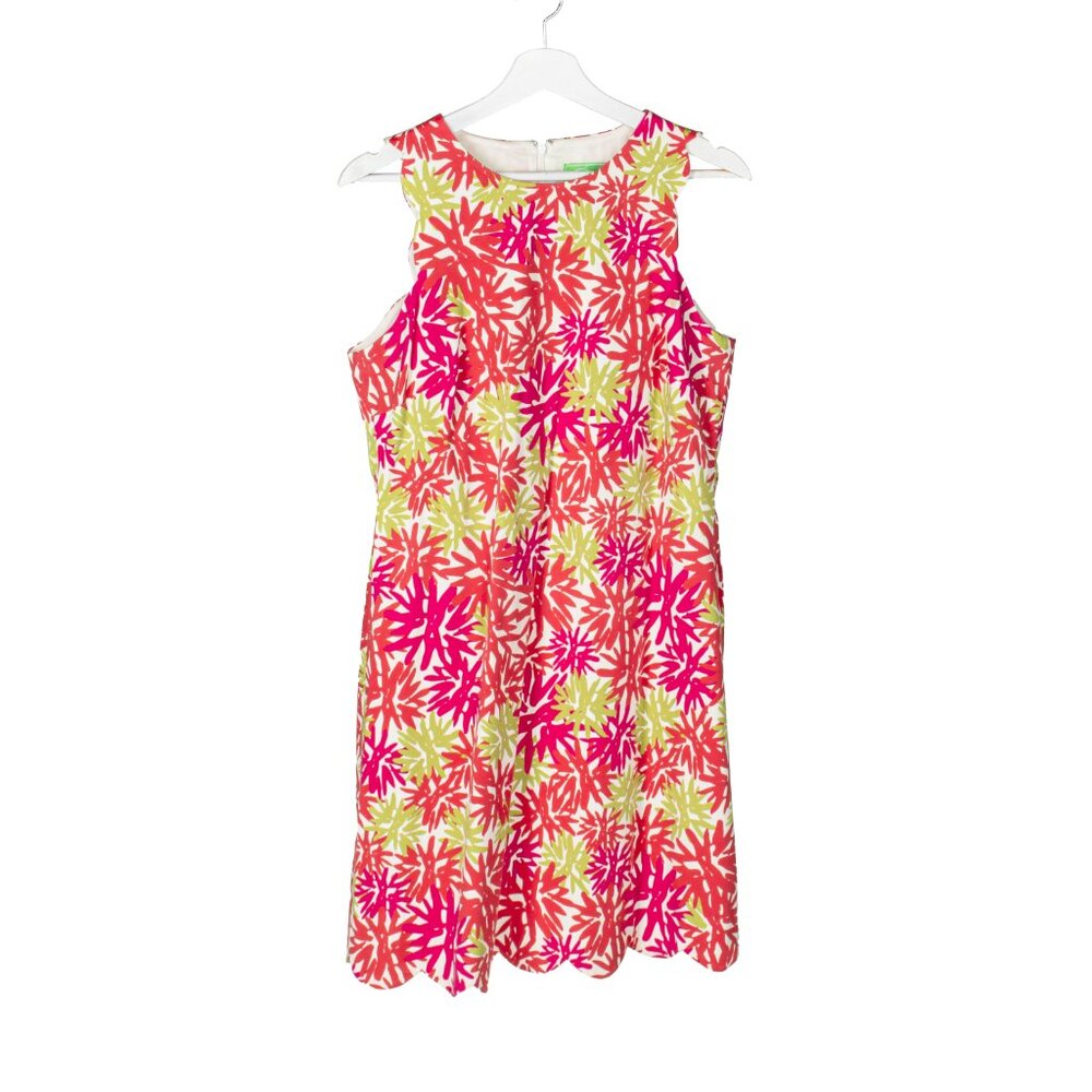 Cappagallo Floral Sheath Dress Size 8